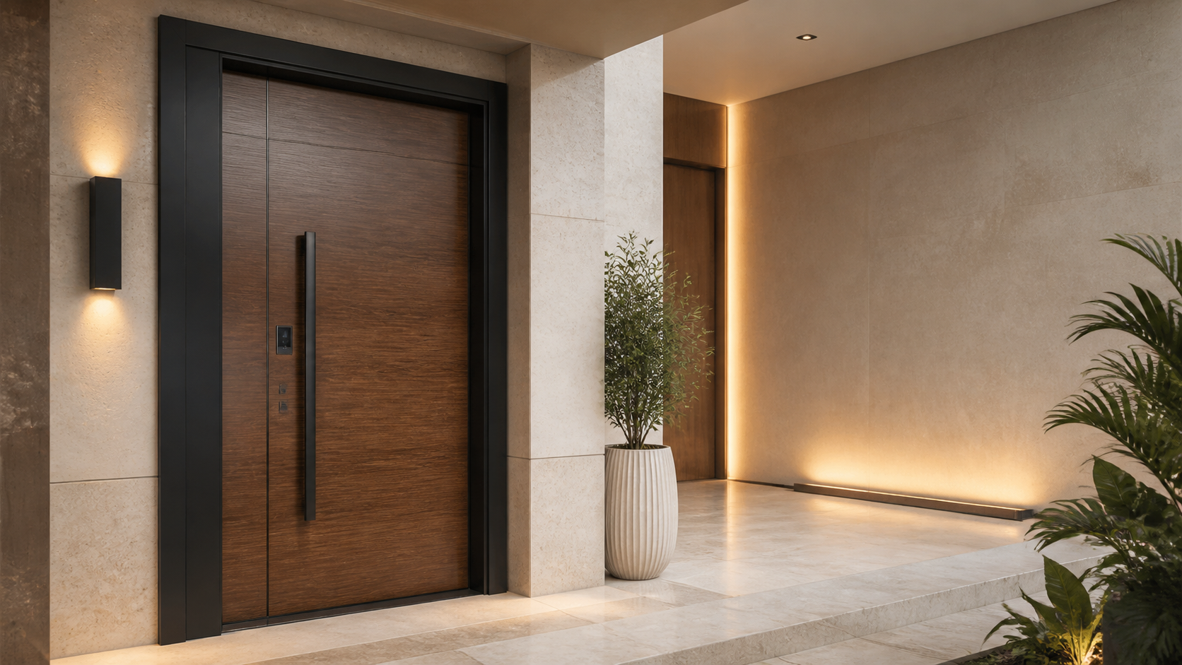 باب مصفح سكني مفرد