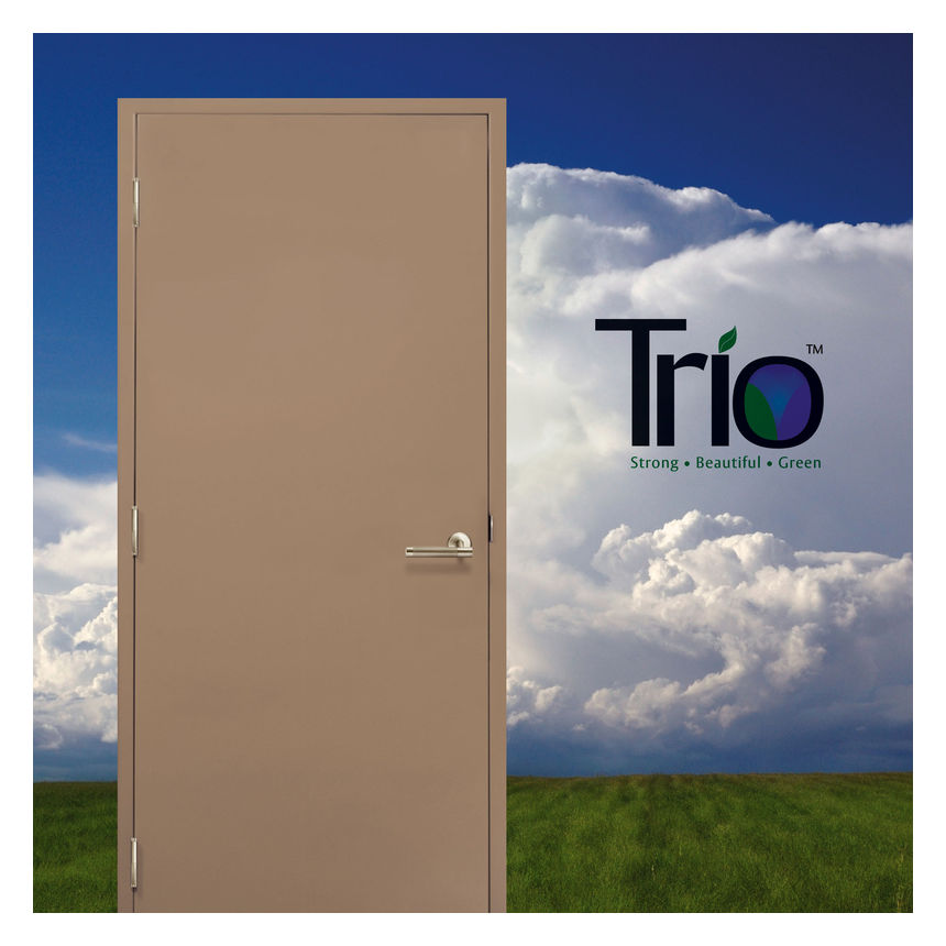 Trio — باب مقوى بدعامات صلب